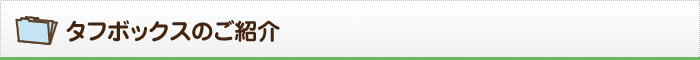 タフボックスのご紹介